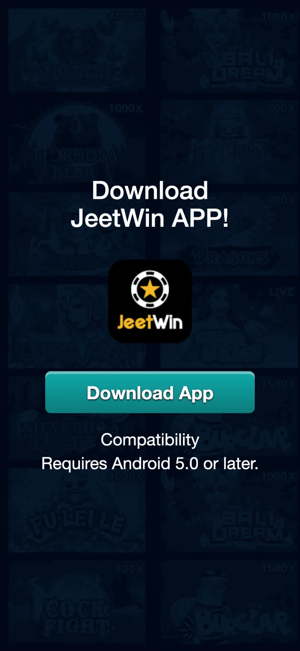 JeetWin APK ফাইল ডাউনলোড করতে এগিয়ে যান।